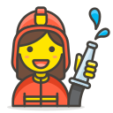 Firefighter,Woman ok 