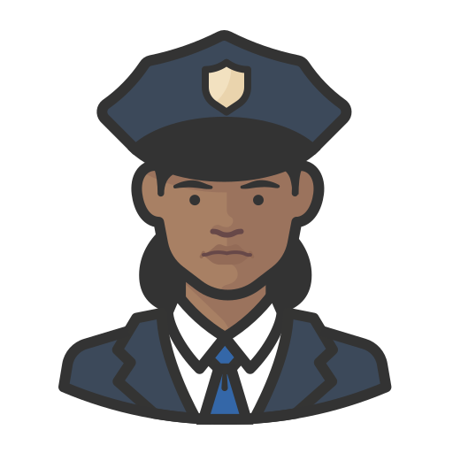 Female, police icon