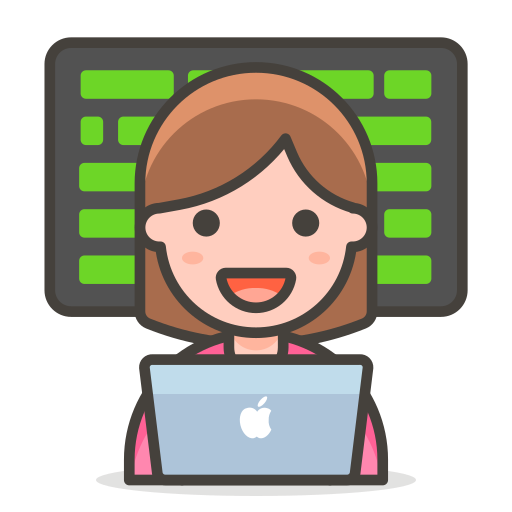 Woman, technologist icon