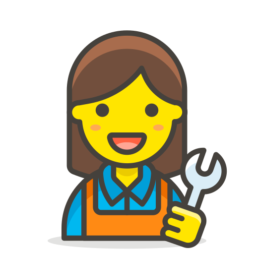Mechanic, woman icon