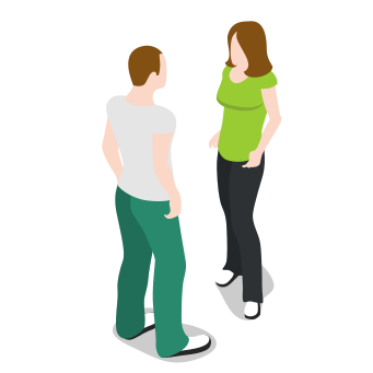 Group, pair, female, girl, human, man, users icon