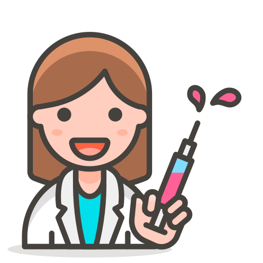 Health, woman, worker icon