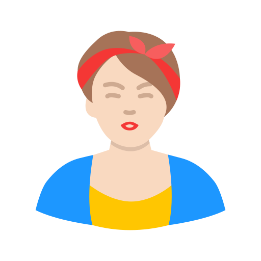 Girl, lady, scarf, woman icon