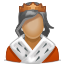 Queen, royal, user, woman icon