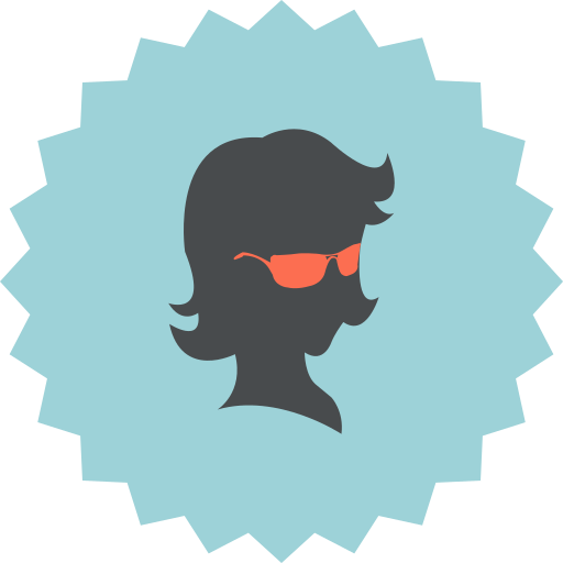 Fashion, female, girl, lady, silhouette, sunglasses, woman icon