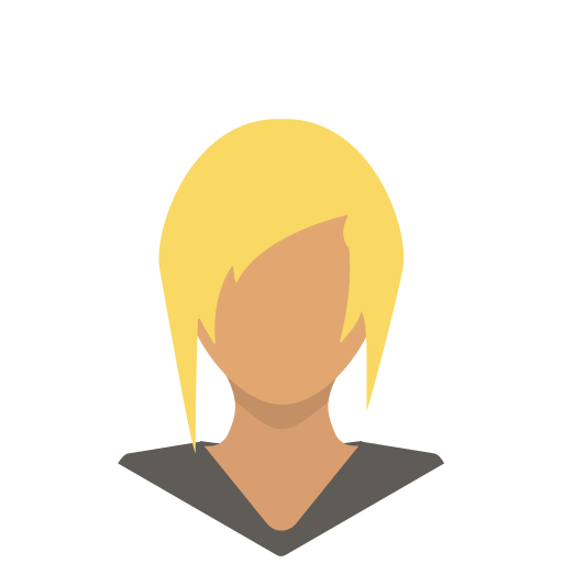 Avatar, blonde, female, portrait, profile, sporty, woman icon