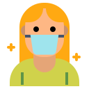 Avatar,Coronavirus,Covid19,Face,Mask,Sick,Woman