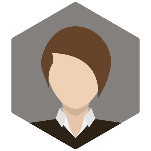 Assistant, avatar, brunette, female, portrait, profile, woman icon