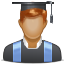 Bachelor, student, user icon