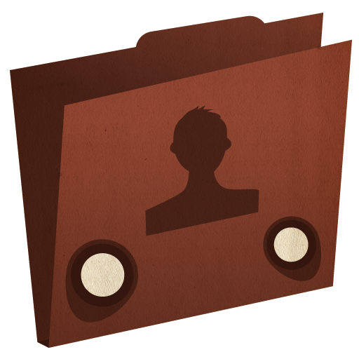 Folder, user icon