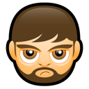 Man, avatar, beard icon