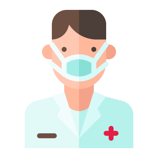 Avatar, doctor, man, virus icon
