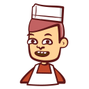 Cook,Apron,Avatar,Chef,Male