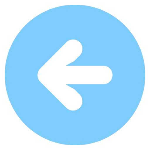 Arrow, circle, circled, direcrion, left icon