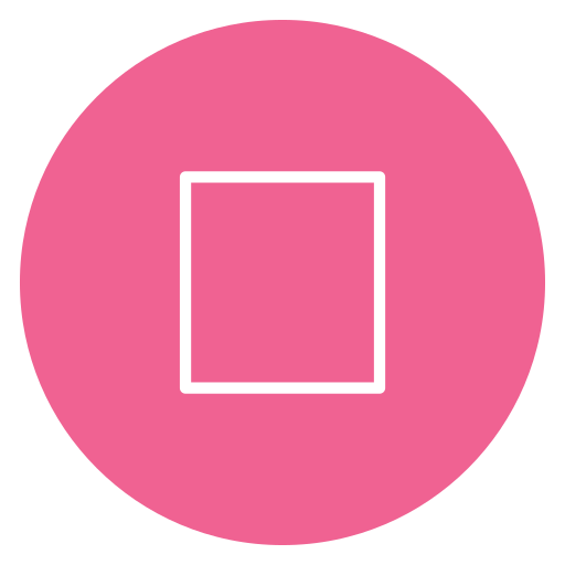 Circle, content, media, stop icon