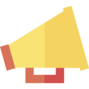 megaphone,Tools and utensils,shout,protest,announcer,loudspeaker