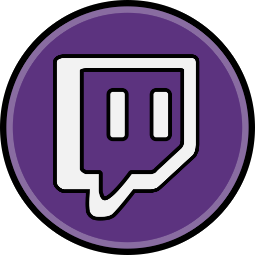 Media, social, twitch icon