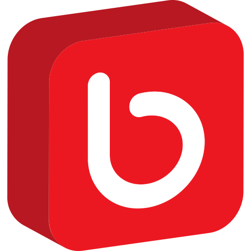 Bold, media, network, social icon