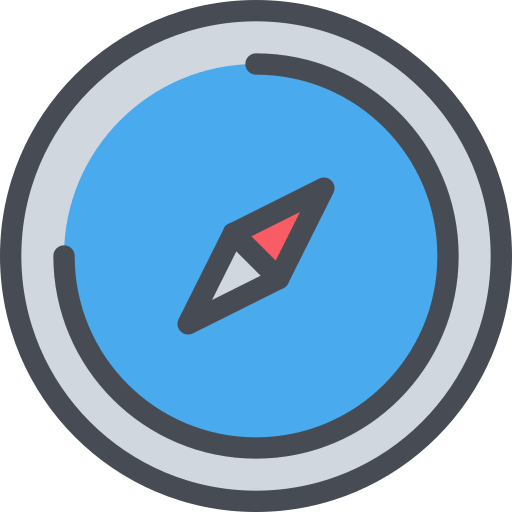 Media, network, safari, social icon