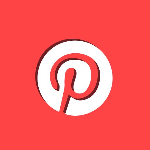 P, social, pinterest icon