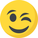 emoji,feelings,smileys,emoticons,wink