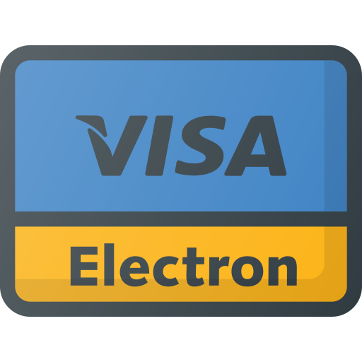 Electron, money, online, pay, payments, send, visa icon