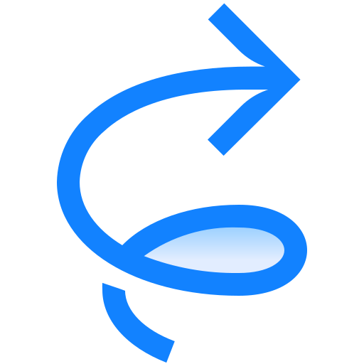 Arrow, clockwise, swirl, tornado, twister icon