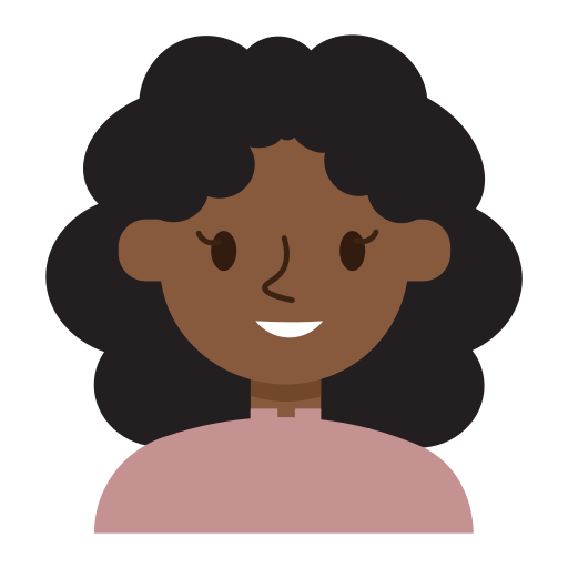 Avatar, face, girl, female, woman, profile, happy icon