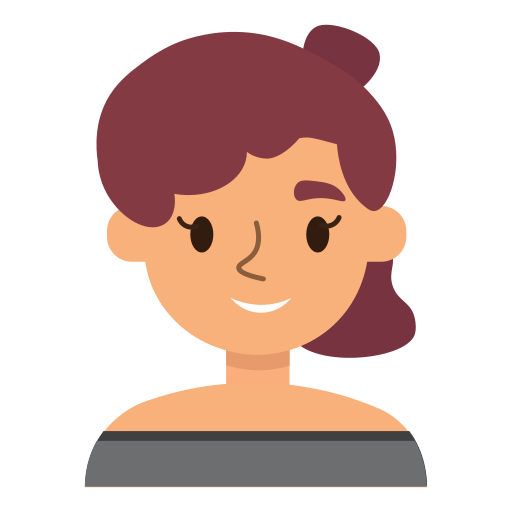 Avatar, face, girl, female, woman, profile, smiley icon