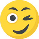 emoji,feelings,smileys,emoticons,emoticon,wink