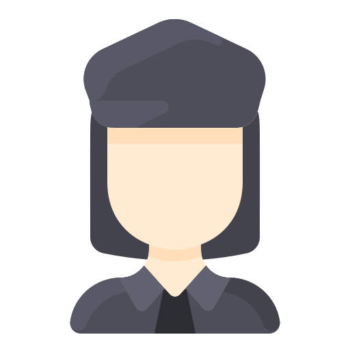 Job, officer, people, police, woman icon