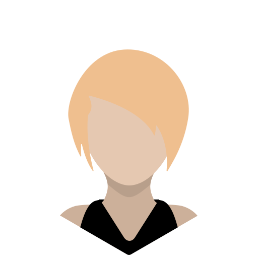 Blonde, portrait, avatar, female, woman, profile icon