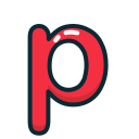 Letter,Lowercase,P,Red