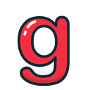G,Letter,Lowercase,Red
