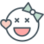 Valentine’s Day Flat Line icon 64x64
