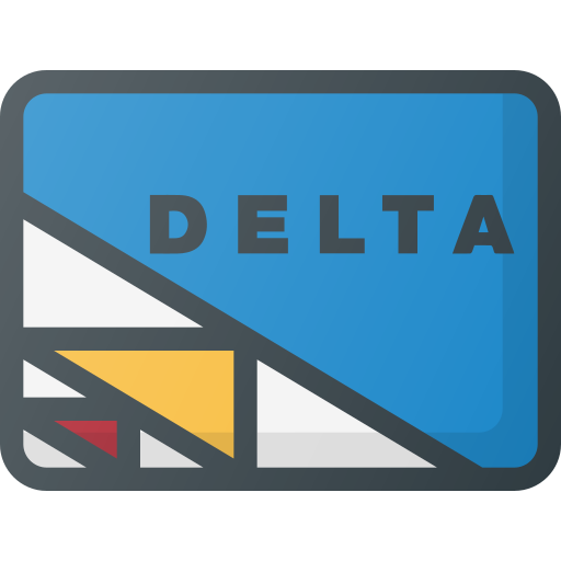 Credit, delta, money, online, pay, payments, send icon