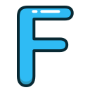 Blue,F,Letter,Alphabet,Letters
