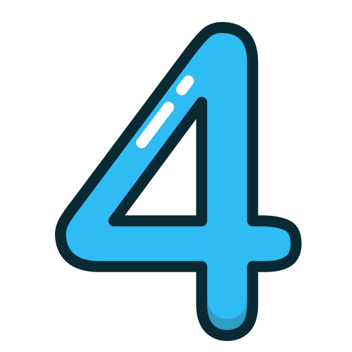 Blue, number, fout, numbers, study icon