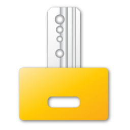 Key, yellow icon