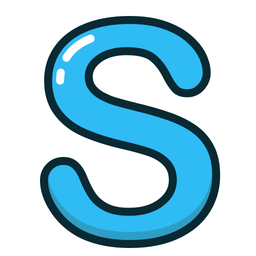 Blue, letter, s, alphabet, letters icon