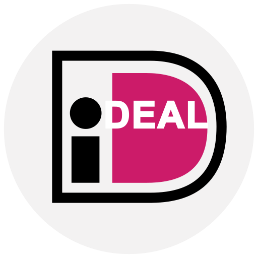 Finance, ideal, logo, method, payment icon