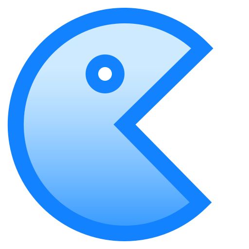 Character, eat, game, leisure, packman, smile icon