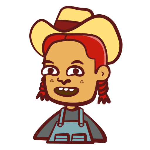 Farmer, agriculture, avatar, female, girl, person icon