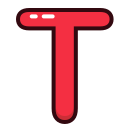 Letter,Red,T,Alphabet,Letters