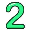 Numbers,Study,Number,Two,Green,2