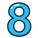 Blue,Number,Eight,Numbers,Study