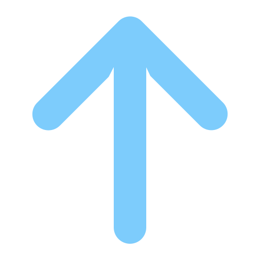 Arrow, direction, up, upload, wayfinding icon