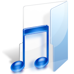 Folder, music, song icon