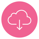Circle,Cloud,Content,Down,Download