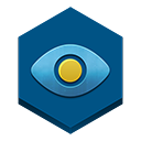 Eye, in, sky icon